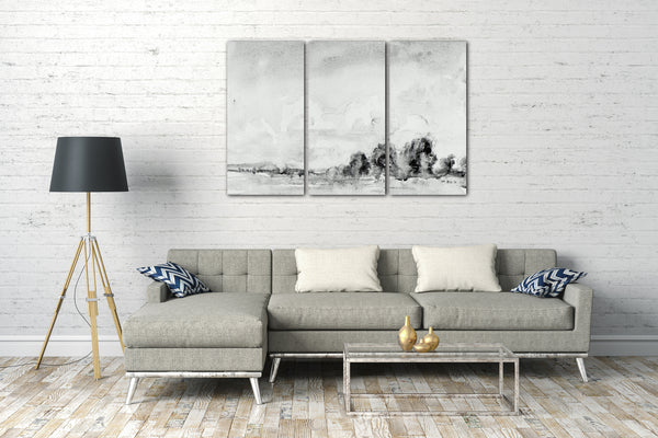 Top-Angebot Kunstdruck Henry Tonks - Landschaft Leinwand auf Keilrahmen gespannt