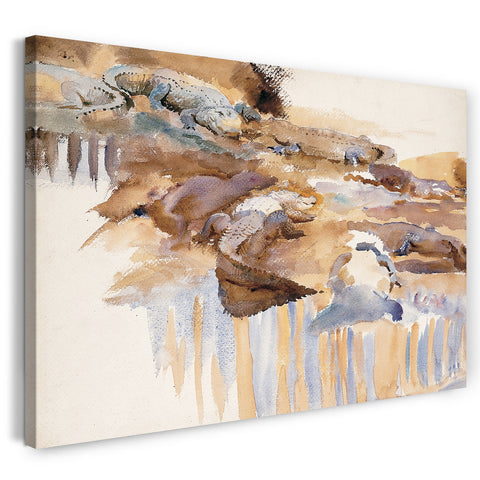 Leinwandbild John Singer Sargent - Alligatoren