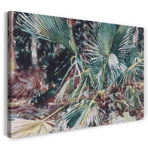 Leinwandbild John Singer Sargent - Palmetten