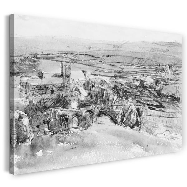 Leinwandbild John Singer Sargent - Französische Landschaft