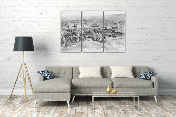 Leinwandbild John Singer Sargent - Französische Landschaft