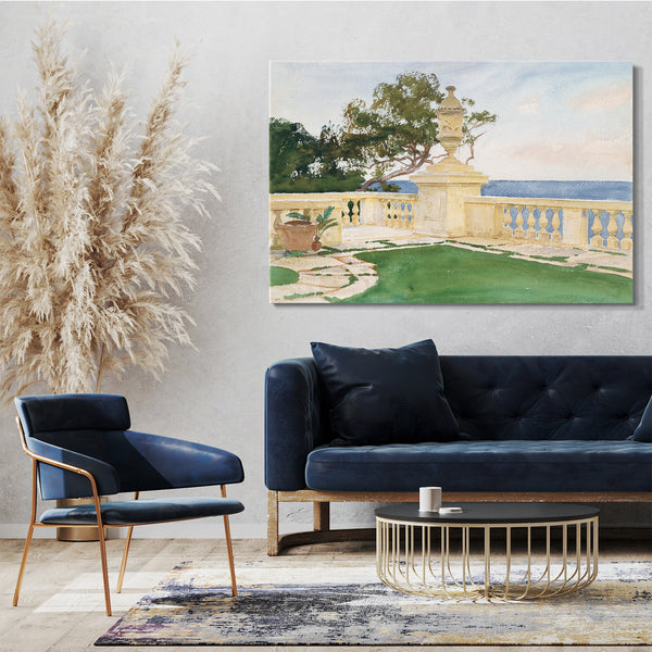 Leinwandbild John Singer Sargent - Terrasse, Vizcaya