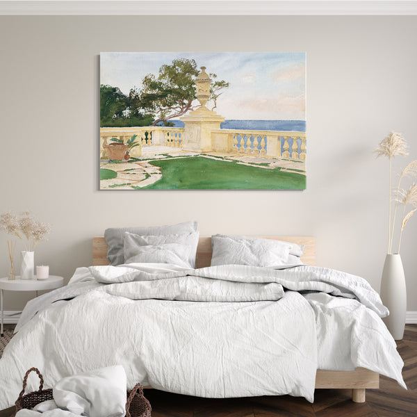 Leinwandbild John Singer Sargent - Terrasse, Vizcaya