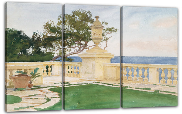 Leinwandbild John Singer Sargent - Terrasse, Vizcaya