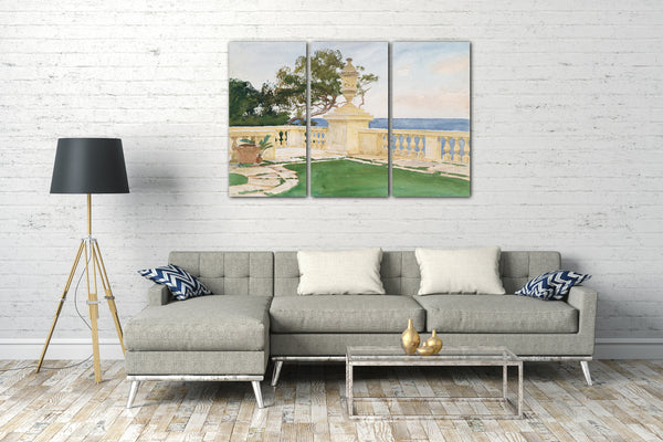 Leinwandbild John Singer Sargent - Terrasse, Vizcaya