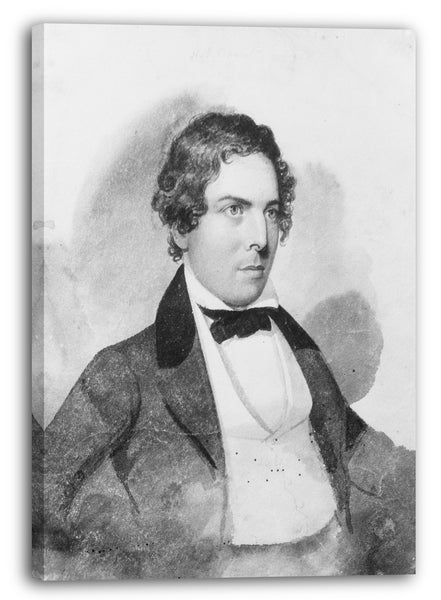 Leinwandbild Henry Brent - Porträt eines Mannes (aus McGuire Scrapbook)