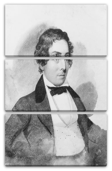 Leinwandbild Henry Brent - Porträt eines Mannes (aus McGuire Scrapbook)