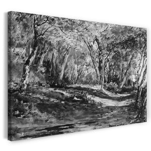 Leinwandbild John Frederick Kensett - Windsor Wald