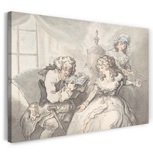 Leinwandbild Thomas Rowlandson - Der Kenner