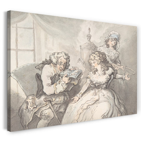 Leinwandbild Thomas Rowlandson - Der Kenner