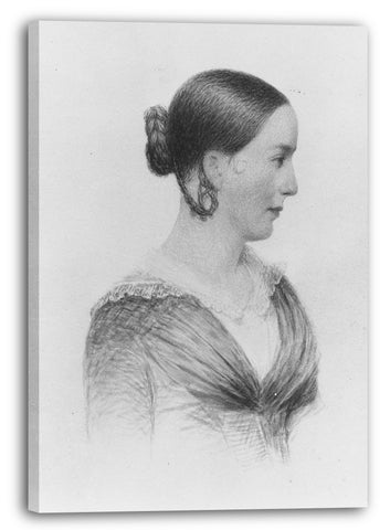 Leinwandbild Henry Inman - Frau Albert Bridges