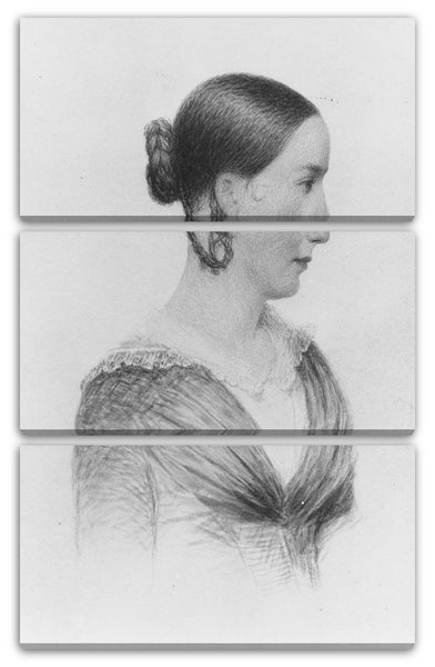Leinwandbild Henry Inman - Frau Albert Bridges
