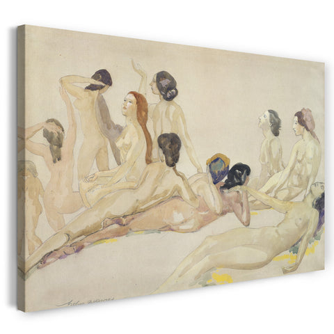 Leinwandbild Arthur B. Davies - Elf Akte
