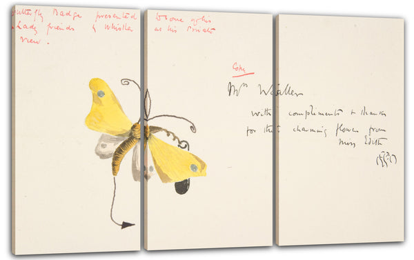 Leinwandbild Pickford Robert Waller - Schmetterlings-Abzeichen