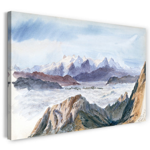 Leinwandbild John Singer Sargent - Iselle vom Pilatus (aus dem Skizzenbuch "Splendid Mountain Watercolors")