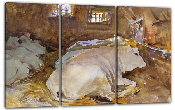 Leinwandbild John Singer Sargent - Ochsen