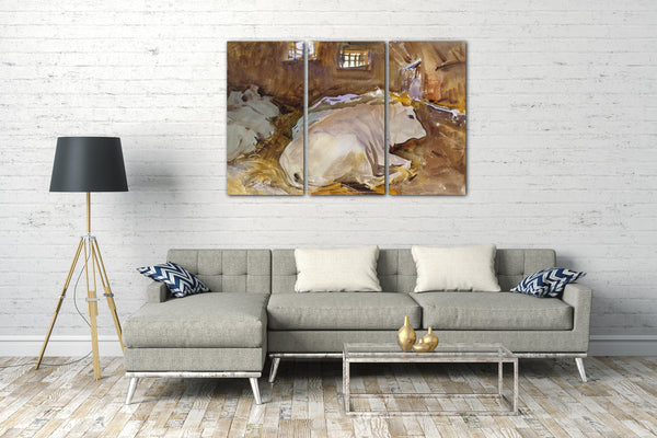 Leinwandbild John Singer Sargent - Ochsen