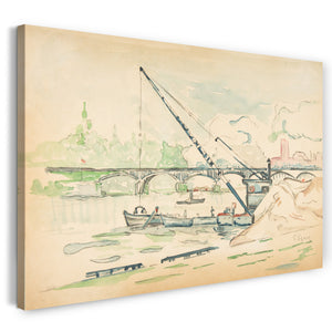 Leinwandbild Paul Signac - Le Pont des Arts