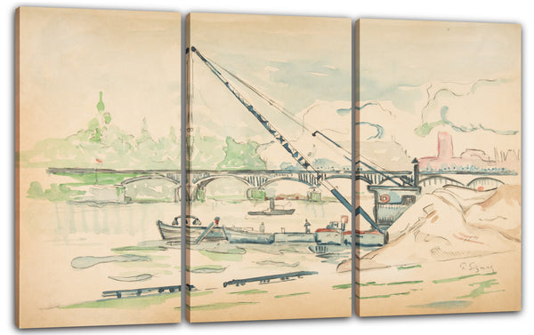 Leinwandbild Paul Signac - Le Pont des Arts