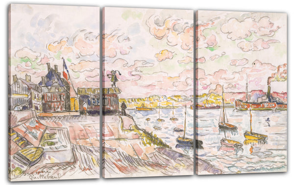 Leinwandbild Paul Signac - Quillebeuf