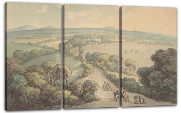 Leinwandbild Thomas Rowlandson - Landschaft