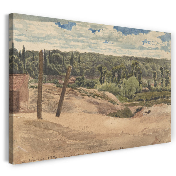 Leinwandbild John Linnell - Ansicht von Kensington Gardens, London