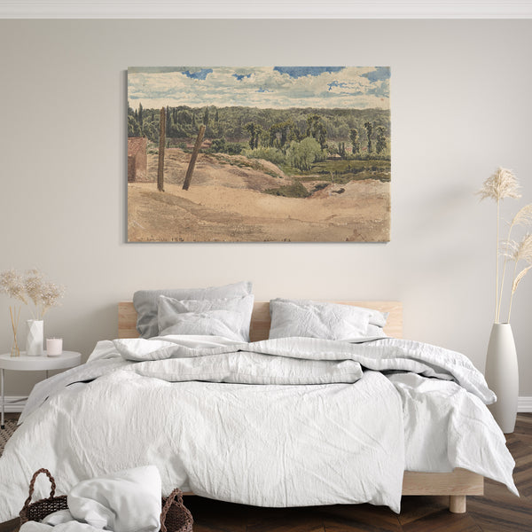 Leinwandbild John Linnell - Ansicht von Kensington Gardens, London