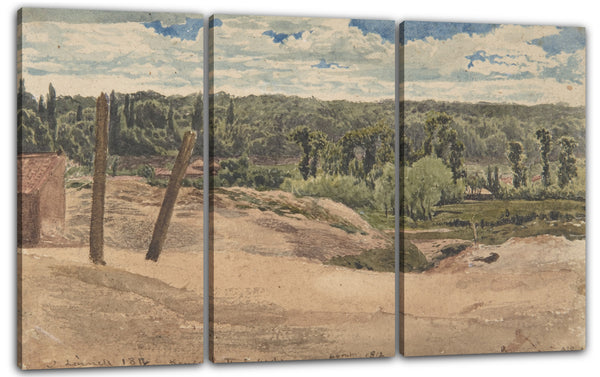 Leinwandbild John Linnell - Ansicht von Kensington Gardens, London