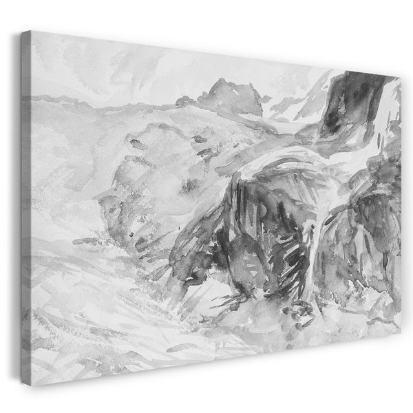 Leinwandbild John Singer Sargent - Gletscher