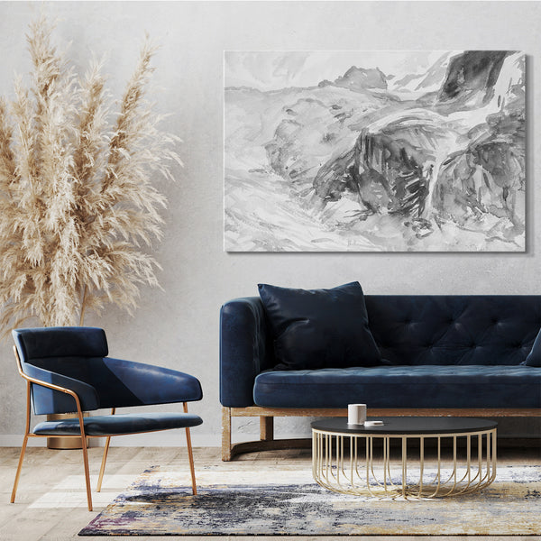 Leinwandbild John Singer Sargent - Gletscher