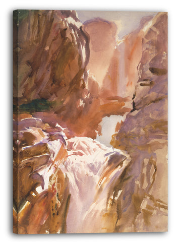 Leinwandbild John Singer Sargent - Gebirgsbach