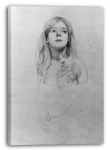 Leinwandbild Bryson Burroughs - Studie eines Kindes