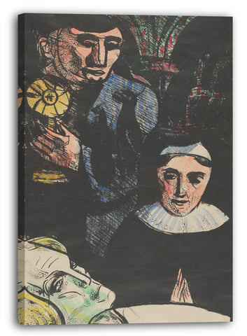 Leinwandbild Emile Bernard - Die alte Frau aus Berkeley