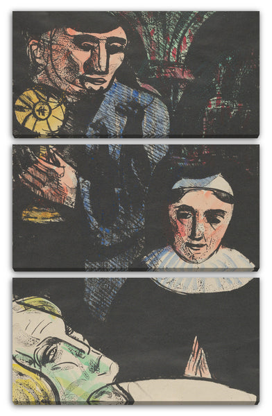 Leinwandbild Emile Bernard - Die alte Frau aus Berkeley