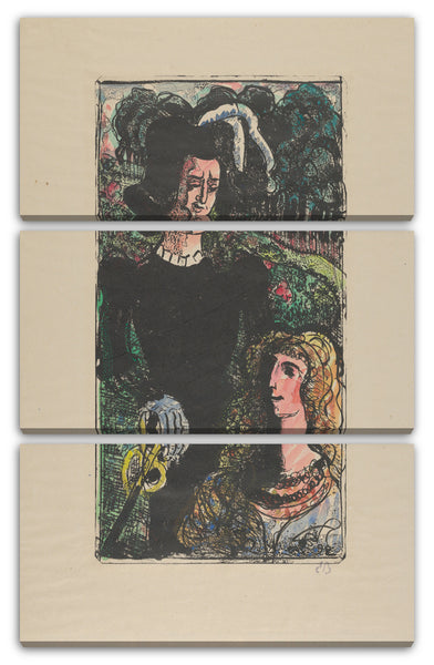 Leinwandbild Emile Bernard - Geh und töte meinen Mann (die untreue Frau)