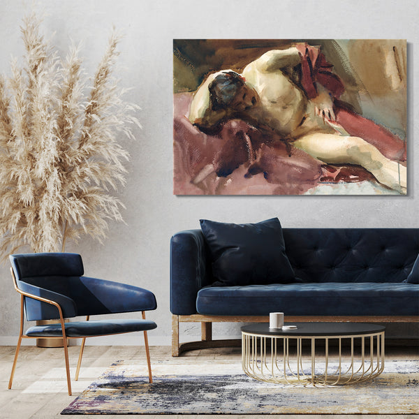 Leinwandbild John Singer Sargent - Italienisches Modell