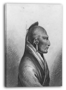 Leinwandbild Pavel Petrowitsch Svinin - Der Chef der Kleinen Osages