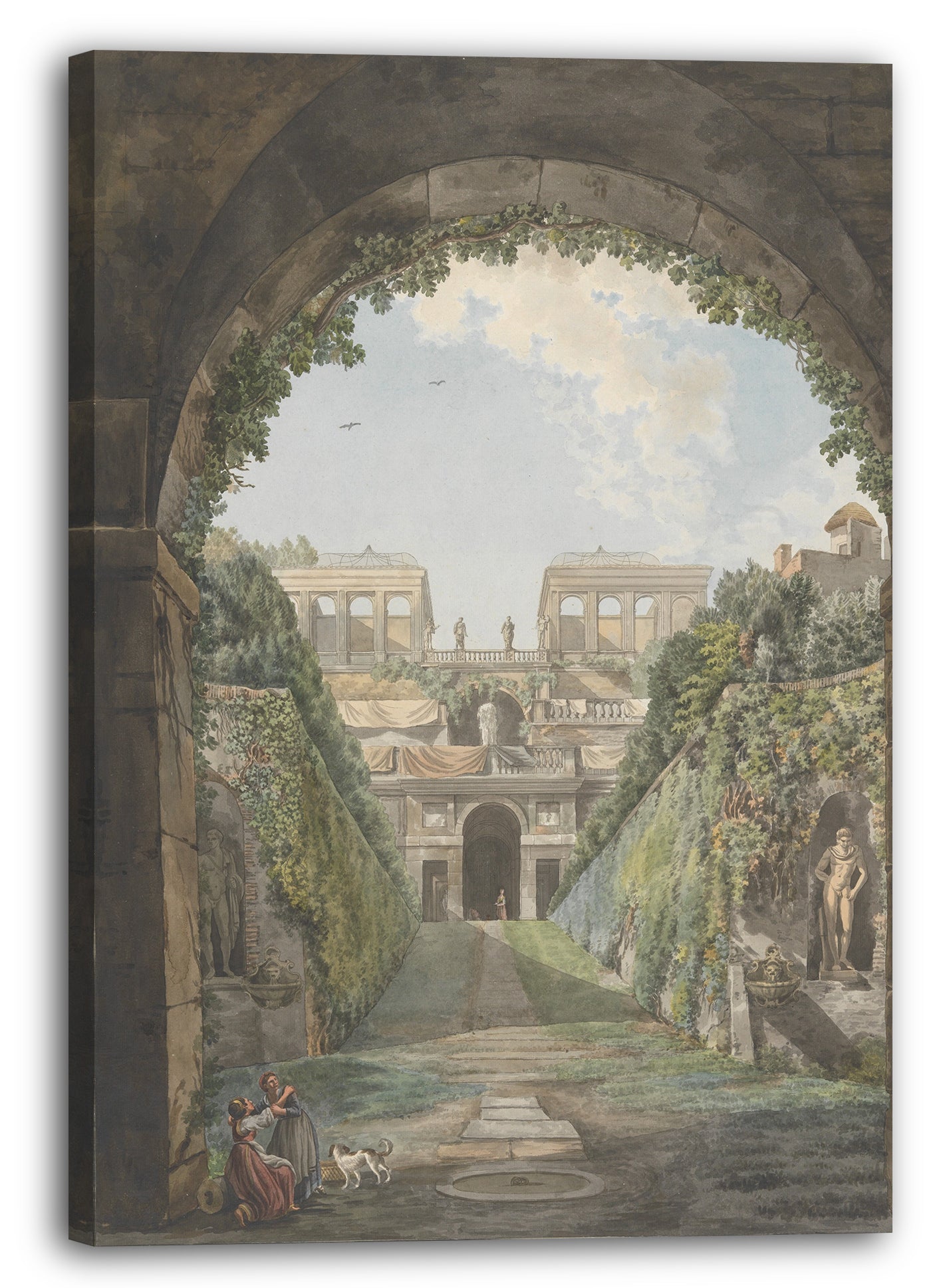Leinwandbild Giovanni Volpato - Villa Farnese