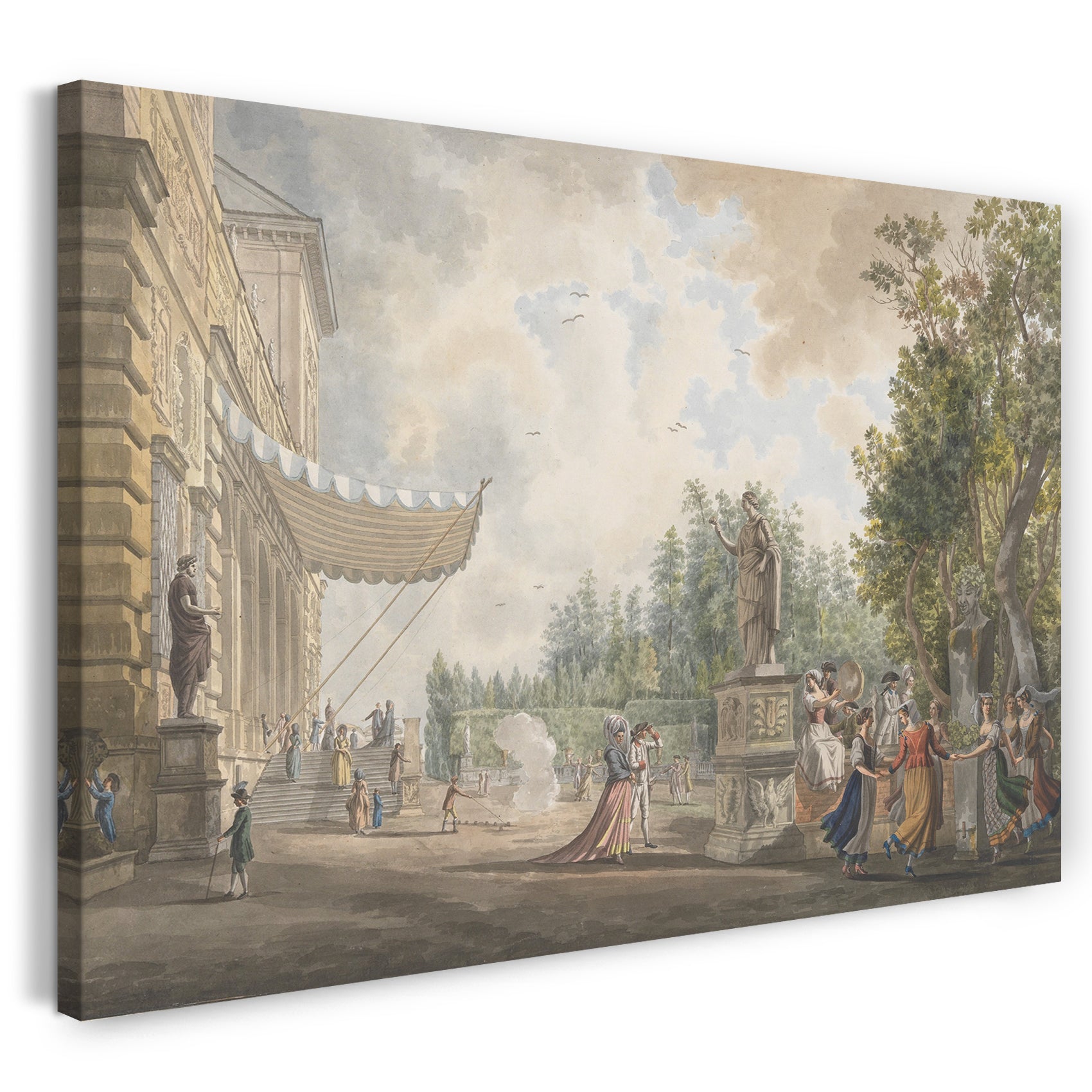 Leinwandbild Giovanni Volpato - Villa Borghese