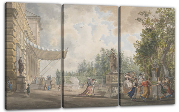 Leinwandbild Giovanni Volpato - Villa Borghese