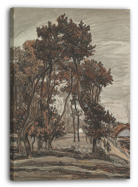 Leinwandbild Géza Peske - Landschaft in der Nähe von Saint Jean de Mont