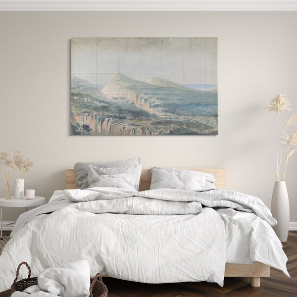 Leinwandbild Eugène Cicéri - Design für ein Bühnenbild an der Opéra, Paris