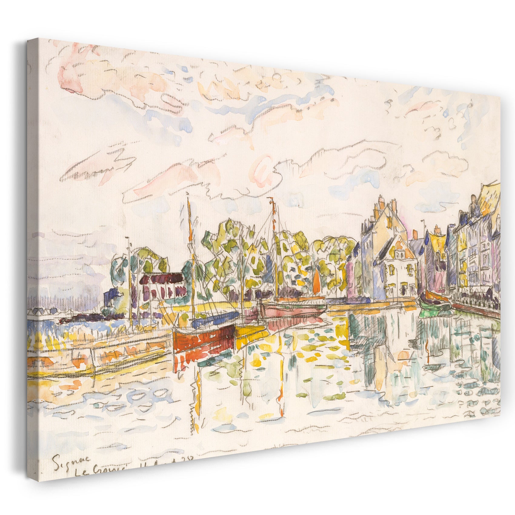 Leinwandbild Paul Signac - Le Croisic