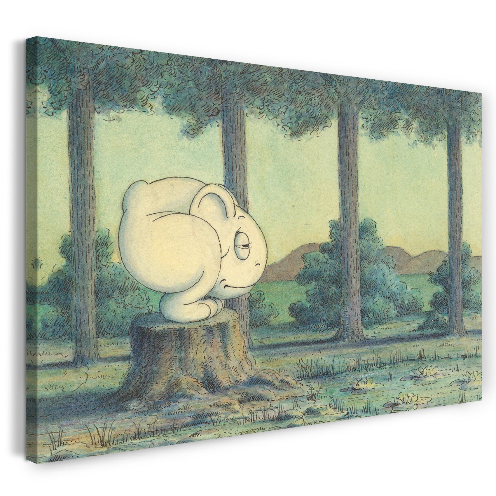 Leinwandbild Herbert E. Crowley - Ein außergewöhnlich friedlicher Moment