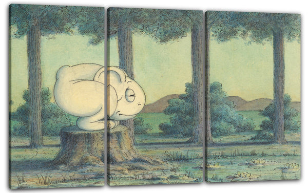 Leinwandbild Herbert E. Crowley - Ein außergewöhnlich friedlicher Moment