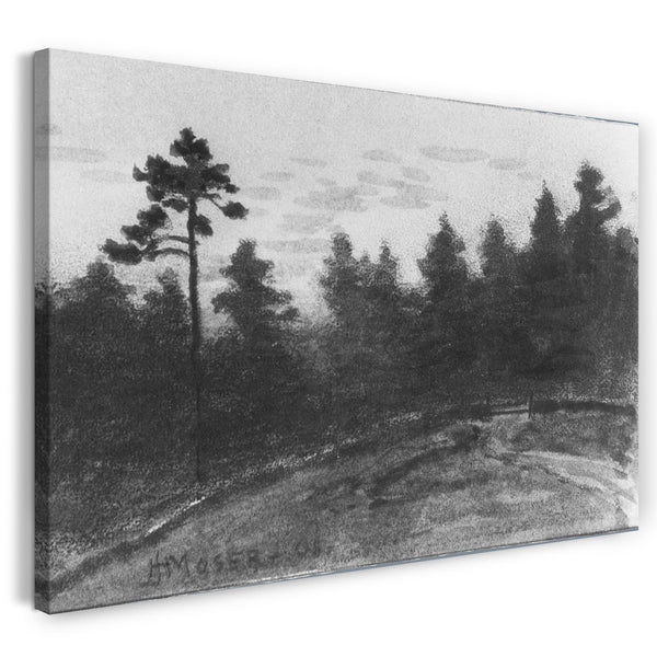 Leinwandbild James Henry Moser - Landschaft (aus dem McGuire Sammelalbum)
