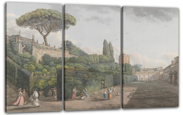 Leinwandbild Giovanni Volpato - Garten des Palazzo Colonna