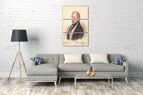 Leinwandbild Josef Kriehuber - Graf Georg Esterházy von Galántha