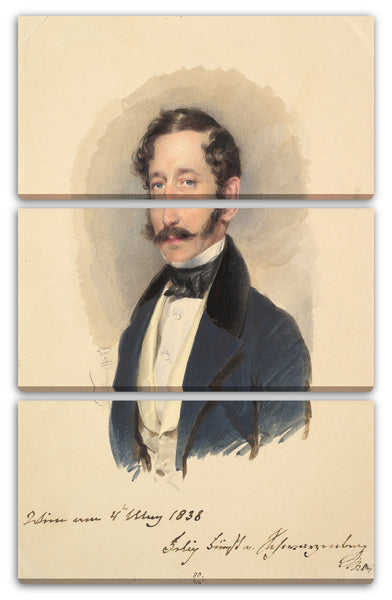 Leinwandbild Moritz Michael Daffinger - Prinz Felix von Schwarzenberg