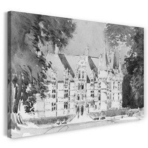 Leinwandbild Joseph Pennell - Azay le Rideau